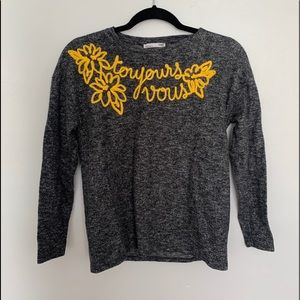 Zara sweater